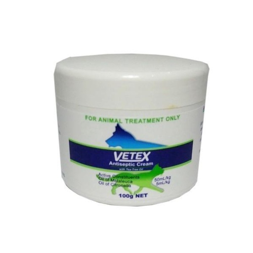 Vetex Antiseptic Cream Animal Treatment 100g