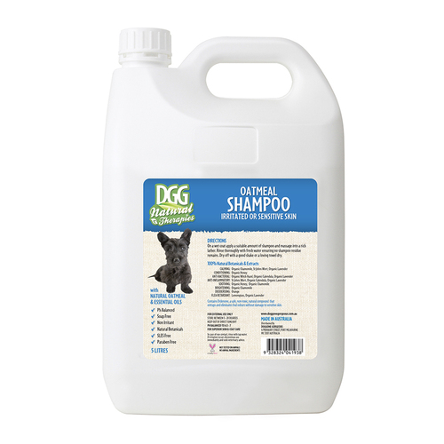DGG Natural Therapies Oatmeal Dog Grooming Shampoo 5L