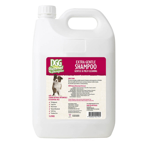 DGG Natural Therapies Extra Gentle Dog Grooming Shampoo 5L