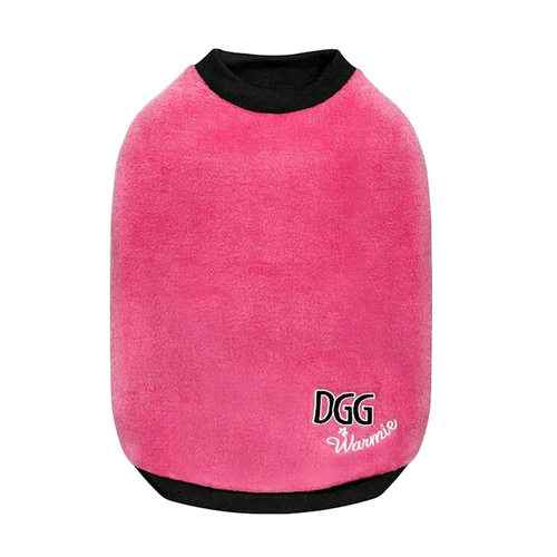 Dog Gone Gorgeous Warmie Planet Fleece Dog Coat Sweater Pink XS