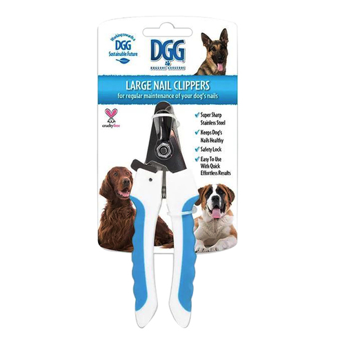 Dog Gone Gorgeous Stainless Steel Nail Clippers for Dogs Blue Large