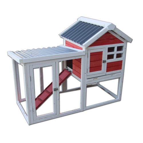 iPetz Rabbit Hutch with Loft Double-Storey 125 x 63 x 95.5cm