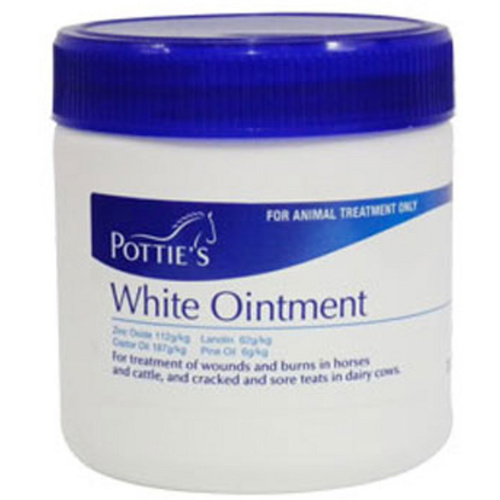 Potties White Ointment Cattle & Horses Antiseptic Treatment 350g