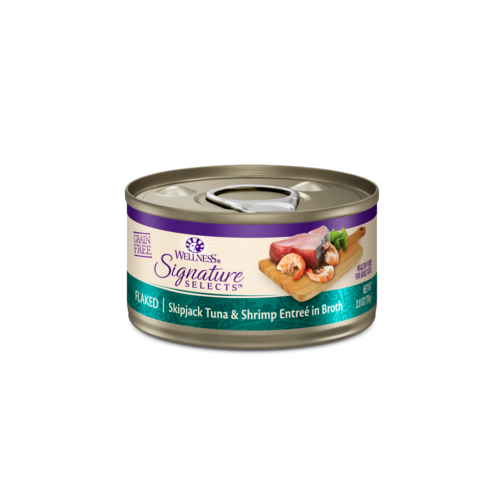 Wellness Core Signature Selects Wet Cat Food Skipjack Tuna & Shrimp 12 x 79g
