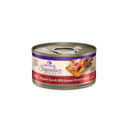 Wellness Core Signature Selects Wet Cat Food Skipjack Tuna & Salmon 8 x 79g