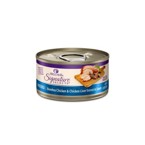 Wellness Core Signature Selects Wet Cat Food Chicken & Chicken Liver 12 x 79g