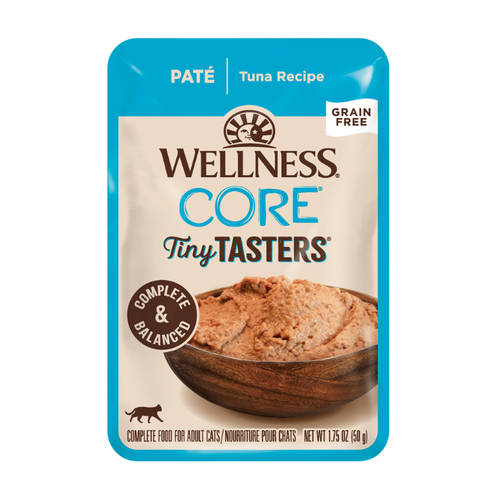 Wellness Core Adult Tiny Tasters Pate Wet Cat Food Tuna Recipe 50g x 12