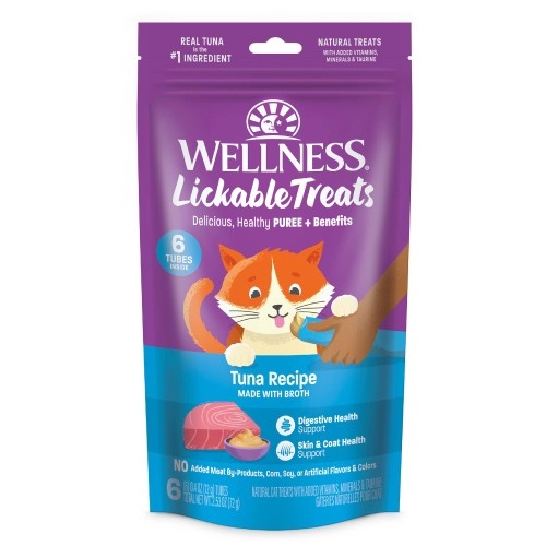 Welness Core Lickable Treats Natural Cat Treats Tuna Recipe 6 x 12g
