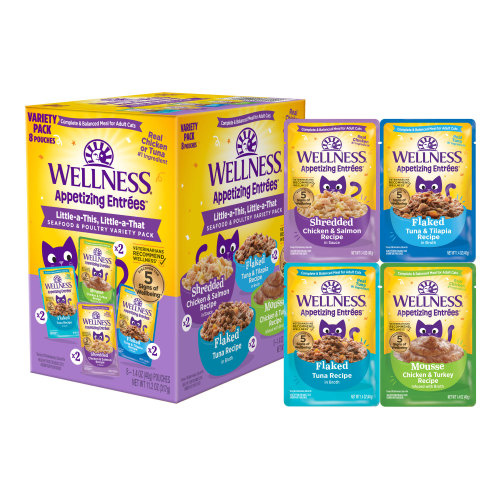 Wellness Core Appetizing Entrees Little-a-This Little-a-That Variety Pack 8x40g