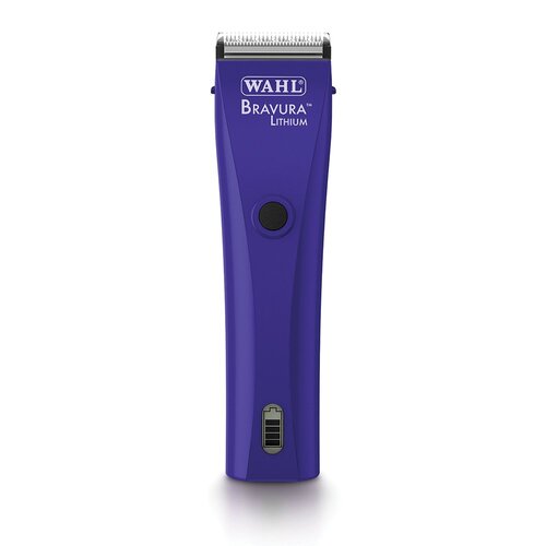Wahl Bravura Lithium Cordless Pet Clipper w/ Adjustable 5-in-1 Blade Royal Blue