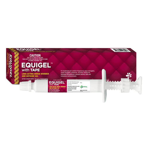 Abbey Equigel with Tape Wormer Treatment & Control for Horses 14.4g x 50