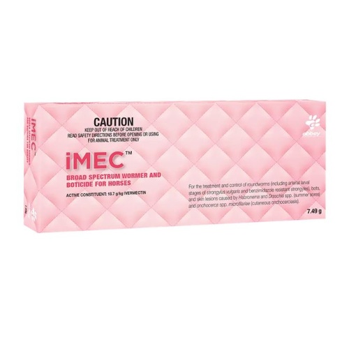 Abbey Labs Imec Broad Spectrum Wormer & Boticide for Horses 7.49g