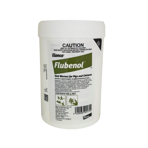 Bayer Flubenol Oral Wormer Treatment for Pigs & Chickens 600g