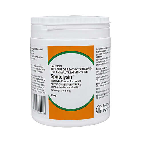 Sputolysin Powder Respiratory Disease Treatment for Horses 420g