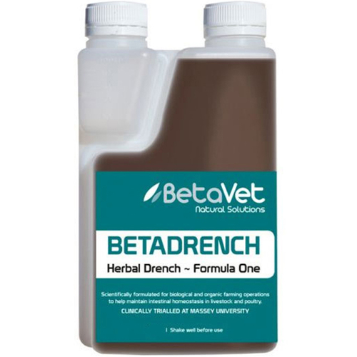 BetaVet Natural Solutions Livestock & Poulty Herbal BetaDrench Intestinal 500ml