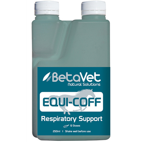 BetaVet Natural Solutions Horse Equi-Cough Respiratory Support Supplement 500ml
