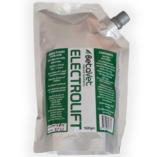 BetaVet Natural Solutions Horse Electrlolift Electrolyte Supplement  500g