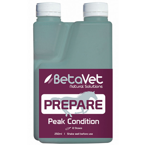 BetaVet Natural Solutions Horse Prepare Peak Condition Supplement 250ml