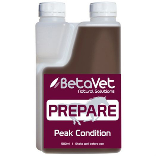 BetaVet Natural Solutions Horse Prepare Peak Condition Supplement 500ml