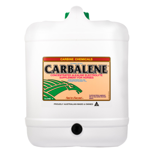 Carbine Carbalene Horse Pony Alkalyne Electrolye Supplement 16L