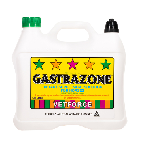 Carbine Gastrazone Dietary Gastrointestinal Solution for Horses 1.25L