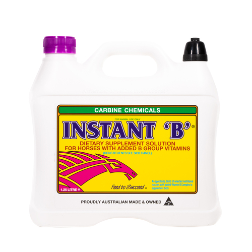 Carbine Instant B Pony Oral Dietary Vitamin B Supplement Horse 1.25L 