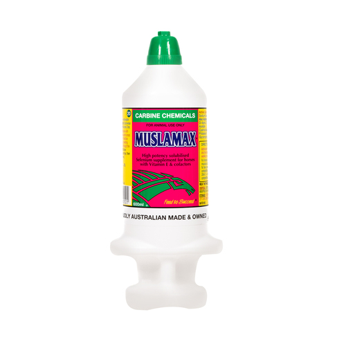 Carbine Muslamax Oral Selenium Solution Vitamin E Horses Pony 600ml 