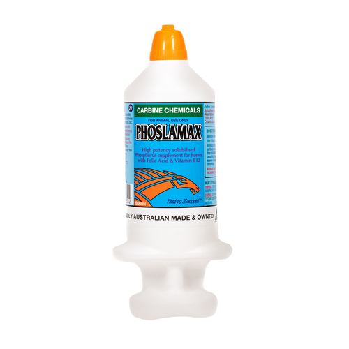 Carbine Phoslamax Phosphorous Folic Vitamin B Solution Horses 600ml 