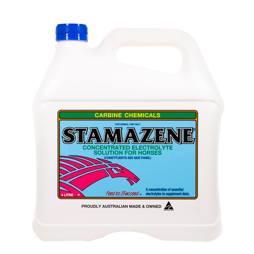 Carbine Stamazene Oral Dietary Electrolyte Supplement for Horses 4L