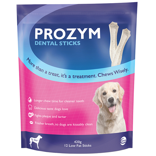 Prozym Sticks Large Dog over 20kg Oral Care Clean Tartar Teeth 