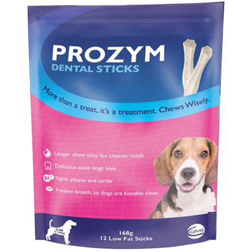 Prozym Sticks Medium Dog 0- 20kg Oral Care Clean Tartar Teeth 