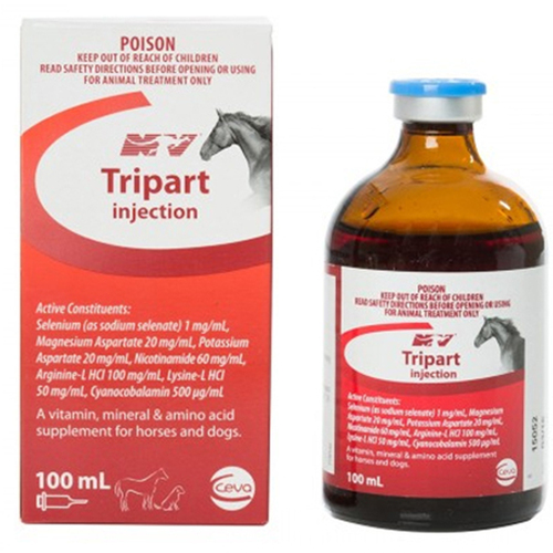 Ceva Tripart Horse Muscle Function Recovery Horse 100ml 