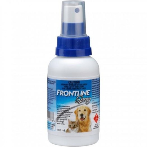 Frontline Dogs & Cats Flea & Ticks Treament Spray 100ml 