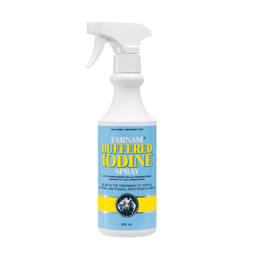 IAH Farnam Buffered Iodine Spray for Horses 500ml