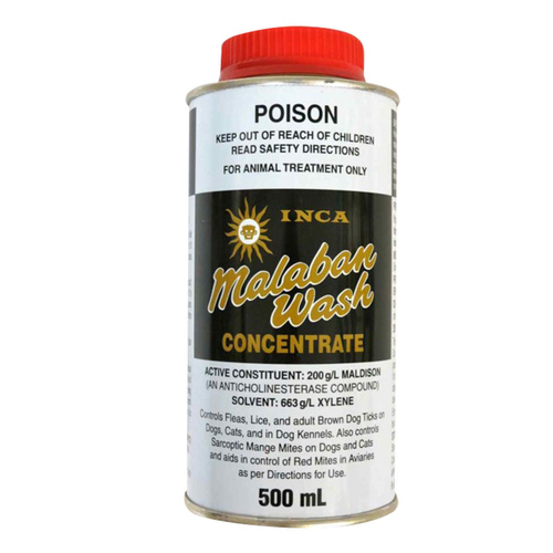 Inca Malaban Wash Concentrate Dogs & Cats Treatment 500ml 