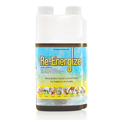 IAH Re-Energize Livestock & Pets Treatment 1L 