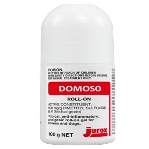 Jurox Domoso Horse & Dog Anti Inflammatory Roll On Gel 100g 
