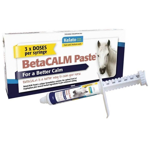 Kelato Betacalm Paste Nervous Anxious Horse Syringe Supplement 30ml 