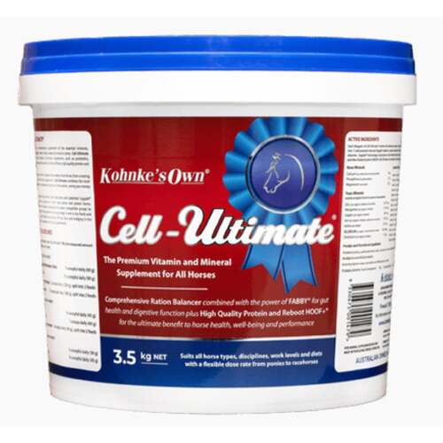 Kohnkes Own Cell-Ultimate Vitamin & Mineral Supplement for Horses 3.5kg