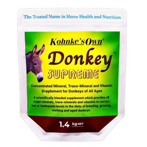 Kohnkes Own Donkey Supreme Concentrated Mineral Trace Supplement 1.4kg