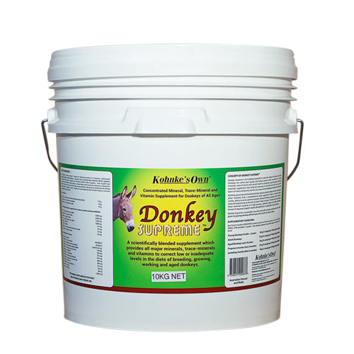 Kohnkes Own Donkey Supreme Concentrated Mineral Trace Supplement 10kg 