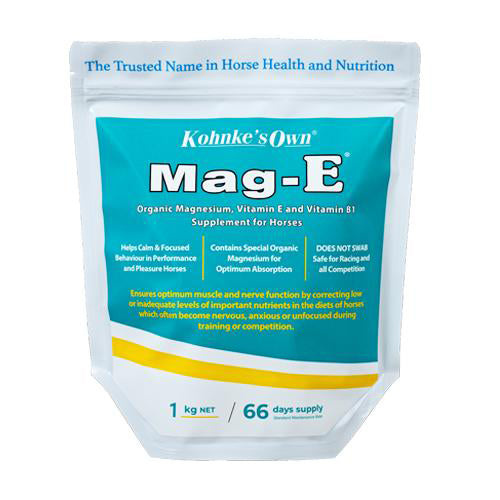 Kohnkes Own Mag-E Magnesium Vitamin E & B1 Horse Supplement 1kg 