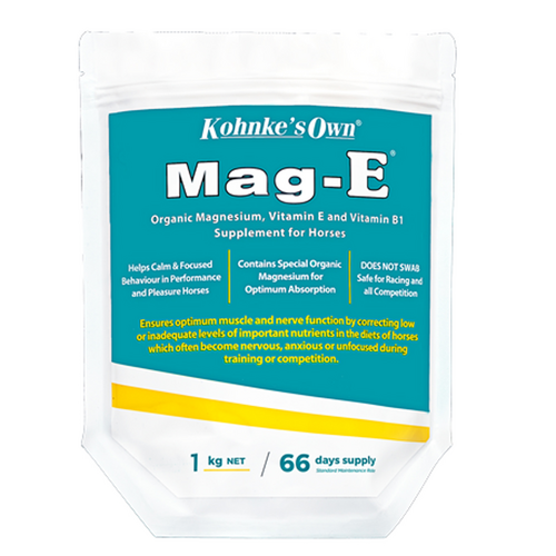 Kohnkes Own Mag-E Magnesium Vitamin E & B1 Horse Supplement 1kg 