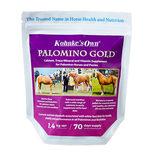 Kohnkes Own Palomino Gold Calcium Horse Vitamin Supplement 1.4kg 