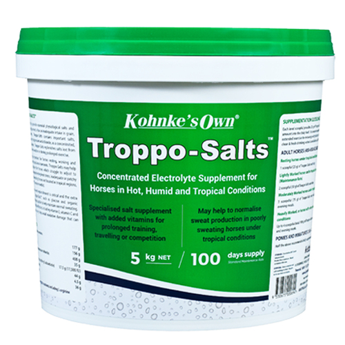 Kohnkes Own Troppo Salts Concentrated Mixed Salt Horse Supplement 5kg 