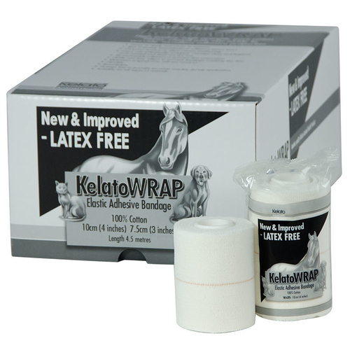 Kelato Wrap Horse Adhesive Wrap 10cm 18 Pack