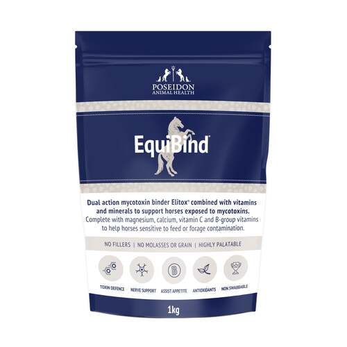 Poseidon Equibind Dual-Action Toxin Binder Support for Horses 1kg