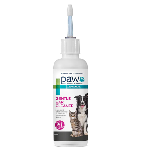 PAW Dogs & Cats Alcohol Free Gentle Ear Cleaner Solution 120ml 