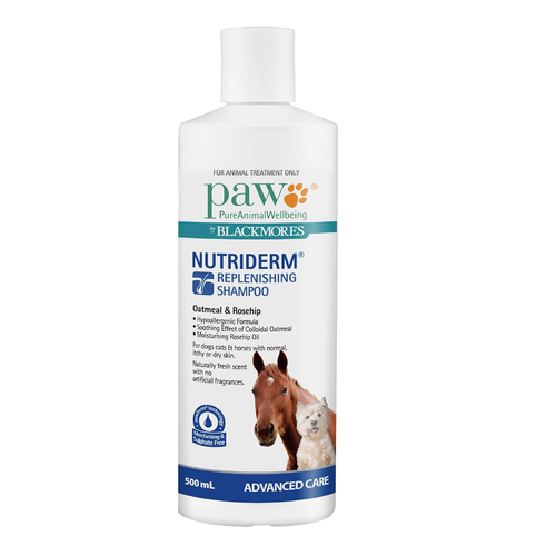 PAW Nutriderm Dogs & Cats Moisturising Shampoo 500ml 