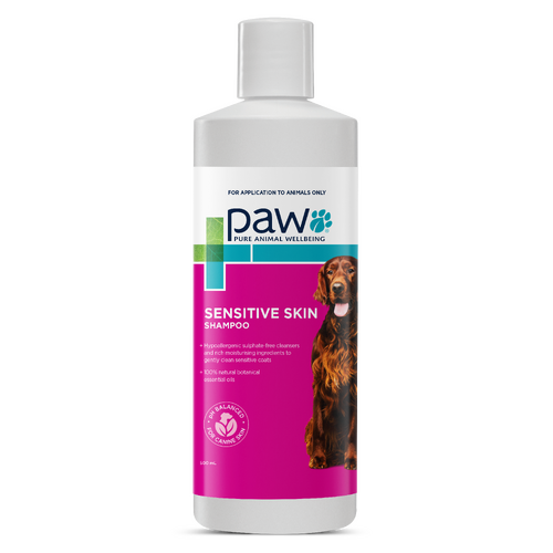 PAW Sensitive Skin Hypoallergenic Moisturising Shampoo 500ml 
